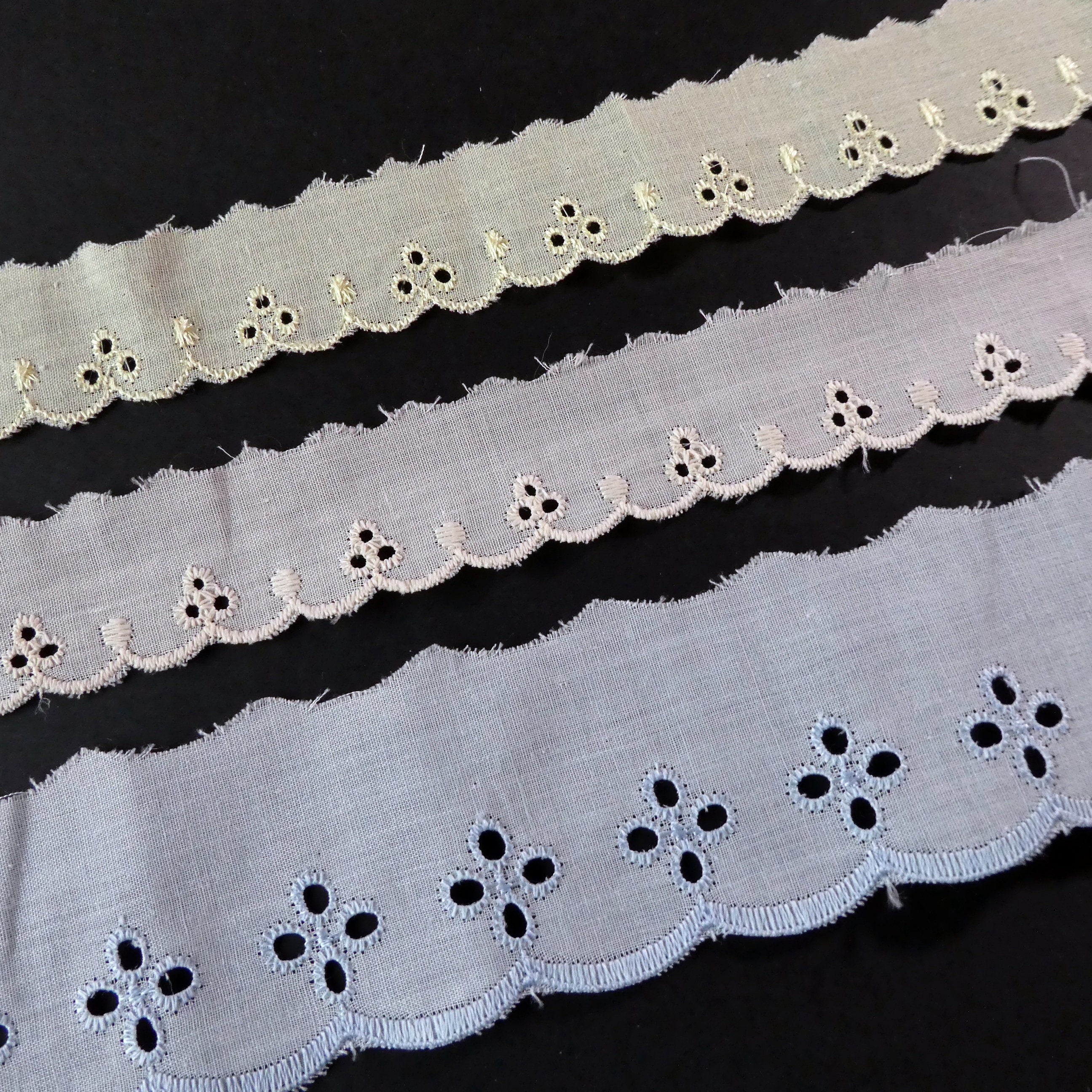Eyelet Lace Beading, 5/8 inch Available in 2 Colors - Cheeptrims