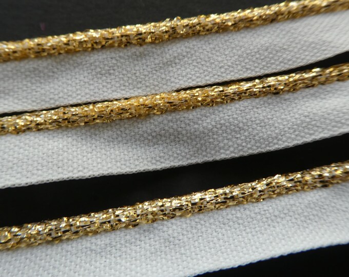 Gold Metallic Piping, Decorative Edging, Upholstery Edging, Gold Cord ...