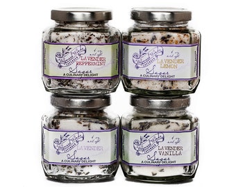 Oregon Locally Grown Hand-Crafted Small Batch Premium Gourmet Culinary Lavender Sugar Blends