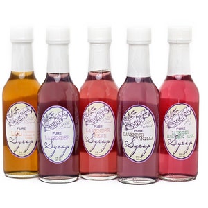 Oregon Locally Grown Hand-Crafted Premium Natural Small Batch Gourmet Lavender Syrup| 9 Flavor Combinations