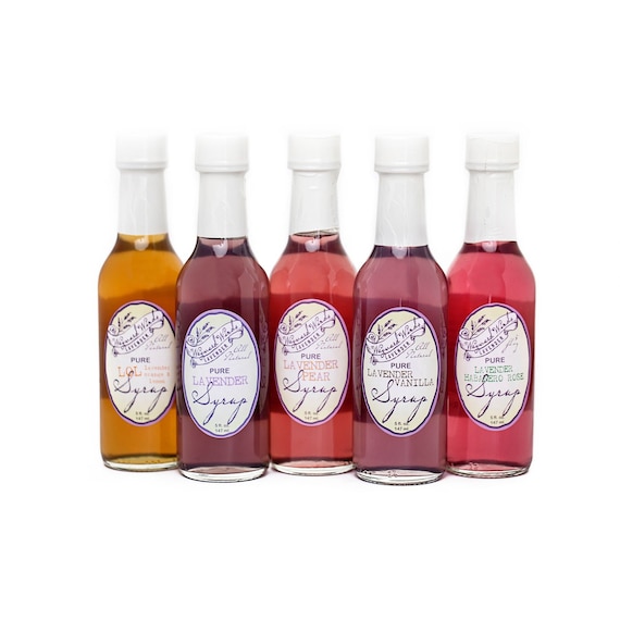 Oregon Locally Grown Hand-Crafted Premium Natural Small Batch Gourmet Lavender Syrup| 9 Flavor Combinations