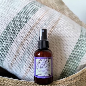 Pillow Potion Spray, Lavender | Oregon Locally Grown Hand-Crafted Premium Grosso Aromatherapy Linen Spray