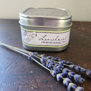 Oregon Locally Grown Hand-crafted Small Batch Premium Gourmet Culinary Lavender Lavishmint Herbal Loose Leaf Tea