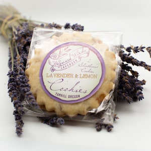 Oregon Locally Grown Small Batch Handcrafted Premium Gourmet Culinary Lavender Shortbread Cookies | Lavender, Lavender Lemon