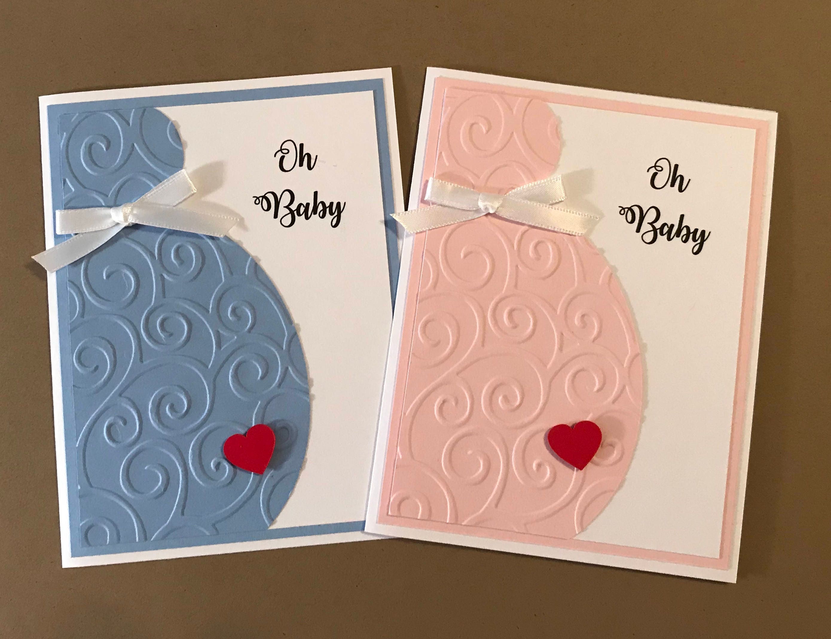 Baby shower card stock
