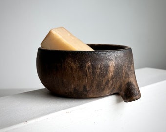 HECHO A PEDIDO Jabonera rústica marrón con colador para lavabo de baño, cerámica, alfarería, hecha a mano, jabonera, bandeja de esponja de jabón, esponja