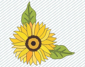 Daisy Flower Design SVG Cut File Iron on Flower clip art for DIY projects Cricut Flower Drawing Laser Engraving file