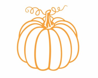 SVG Pumpkin Clipart Thanksgiving Iron on Transfer Cricut Decorative Pumpkin dxf Laser Cutting Give Thanks SVG Laser Engraving