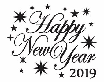 Download Happy new year 2019 | Etsy