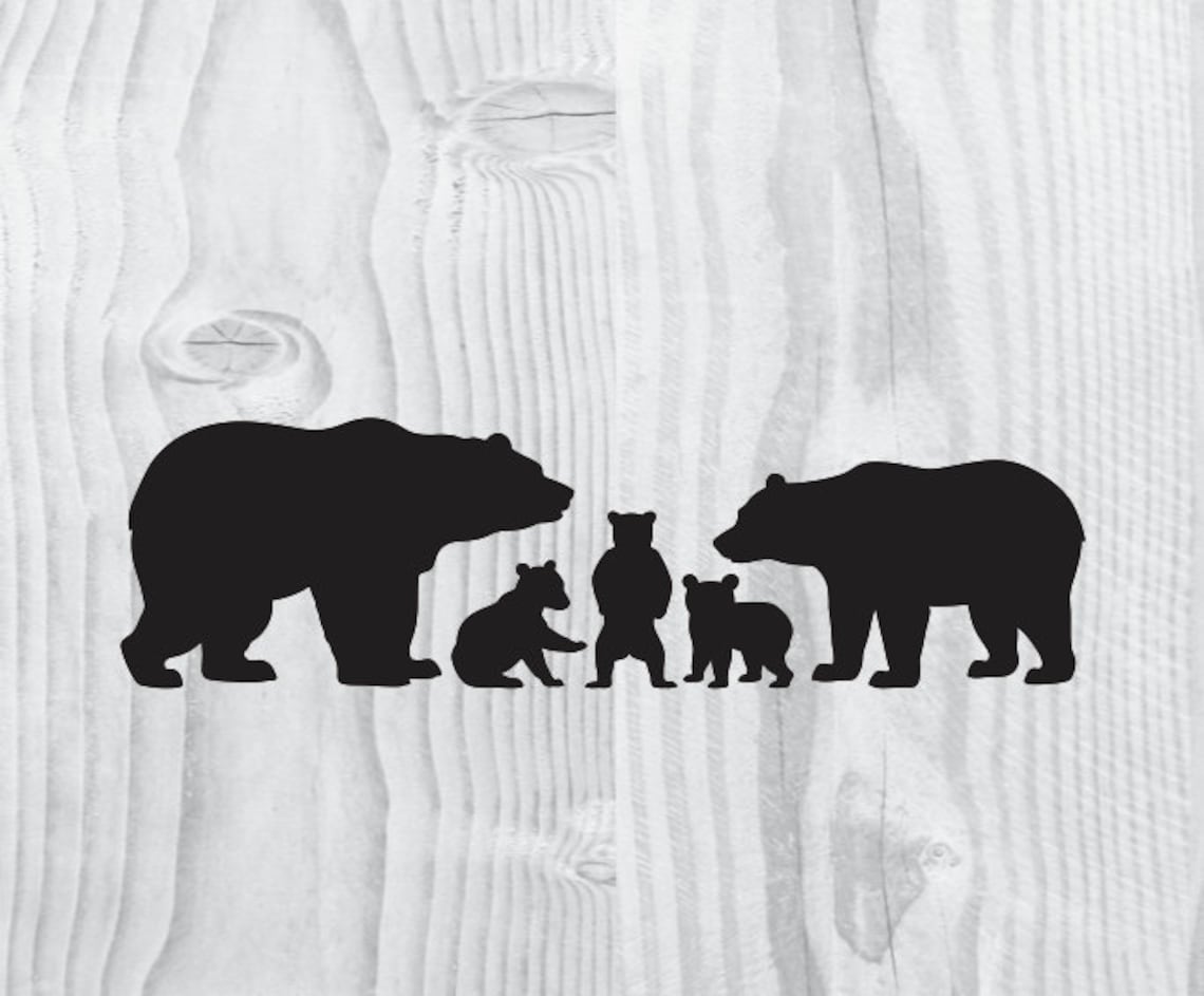 Free Free Papa Bear With Cubs Svg 6 SVG PNG EPS DXF File