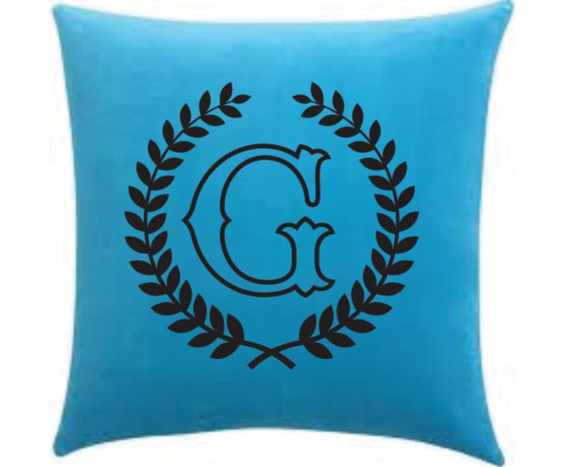 Download Letter G with Laurel Wreath Cricut SVG Design Clipart ...