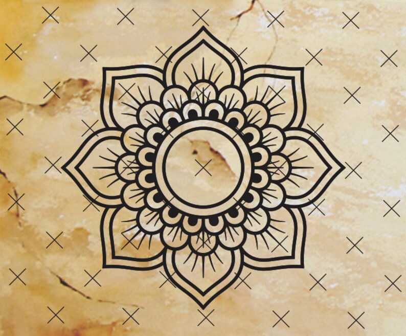 Free Free 169 Cricut Mandala Cross SVG PNG EPS DXF File