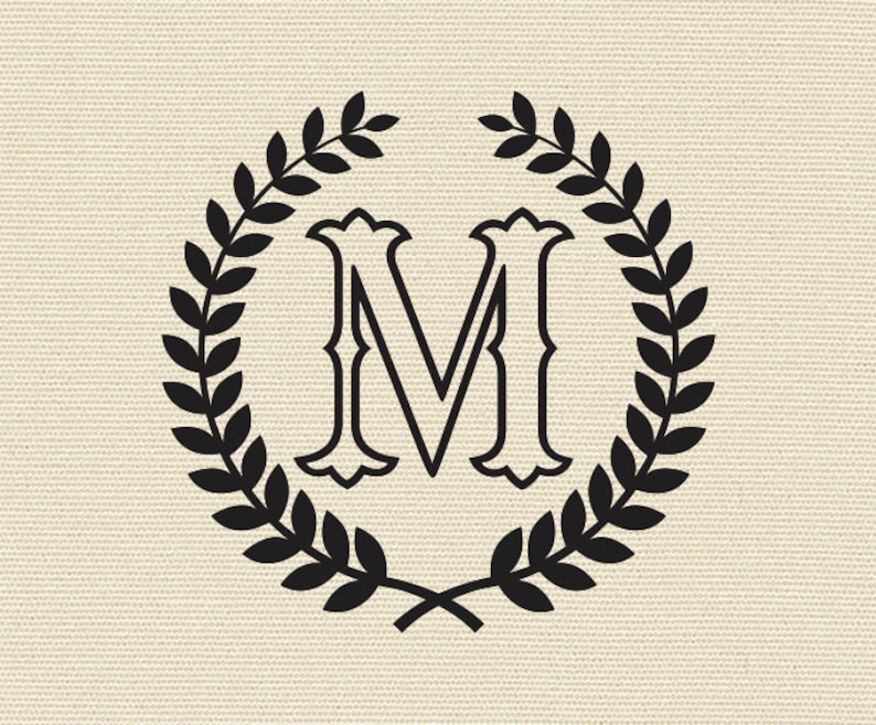 Letter M Monogram SVG