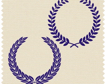 Laurel - SVG - PNG - CDR - *.ai - *.jpeg - *.dxf - *.pdf - Imágenes prediseñadas imprimibles - Corte de vinilo - Corte y grabado láser