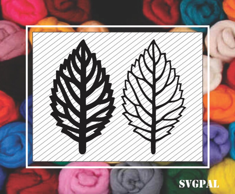 Download Rose Leaf SVG Cricut Paper Flower Leaves Design Clipart ...