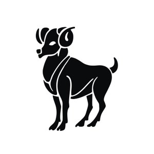 ARIES (March 21 - April 19) - svg - ai -dxf - cdr - pat - jpeg - png - pdf - wmf - docx - Iron on Transfer - Vinyl Cutting - Laser Engraving