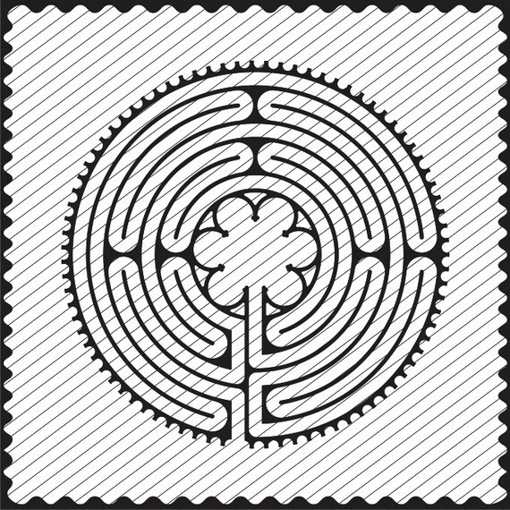 Download Labyrinth Svg File Cricut Cameo Cutting Laser Engraving File Etsy