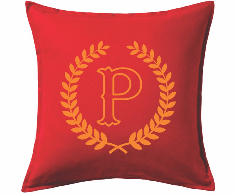 Download Letter P with Laurel Wreath Cricut SVG Design Clipart ...