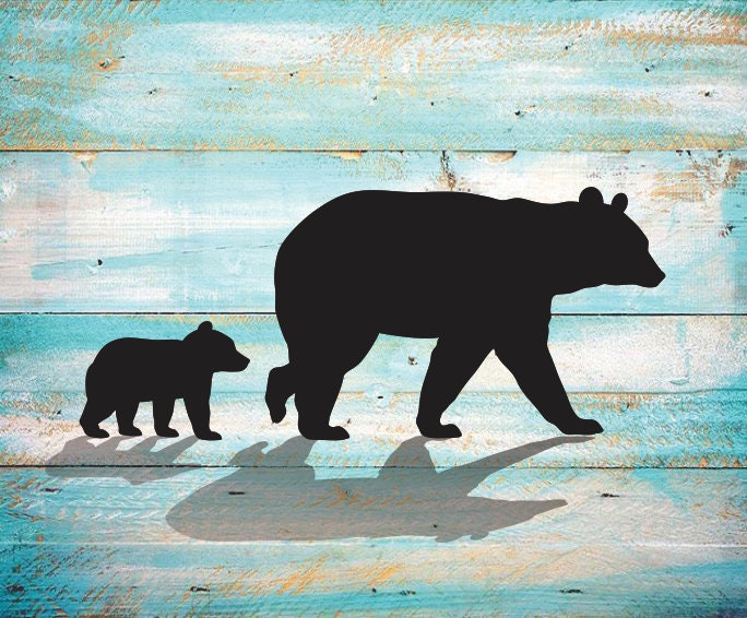 Free Free 193 Cub Silhouette Baby Bear Svg SVG PNG EPS DXF File
