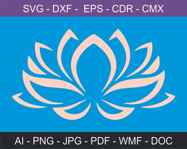 Free Free 256 Lotus Flower Svg File SVG PNG EPS DXF File