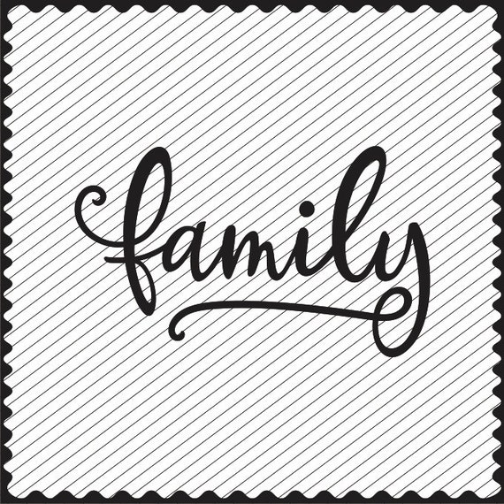 Download Family Svg File Clipart Cricut Cutting Family Name Sign Laser Etsy