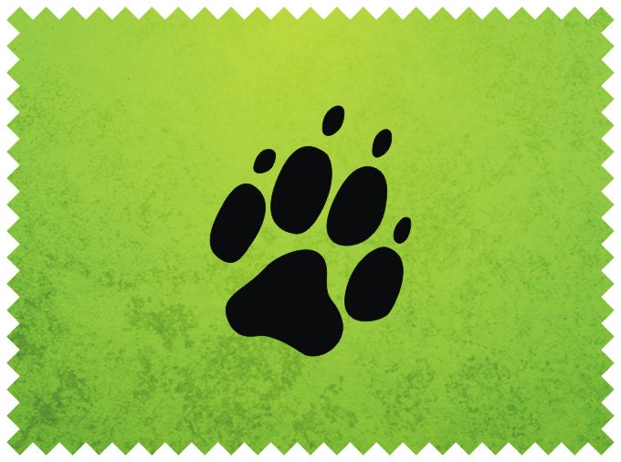SVG Paw Clipart Paw Print on Bear Paw | Etsy