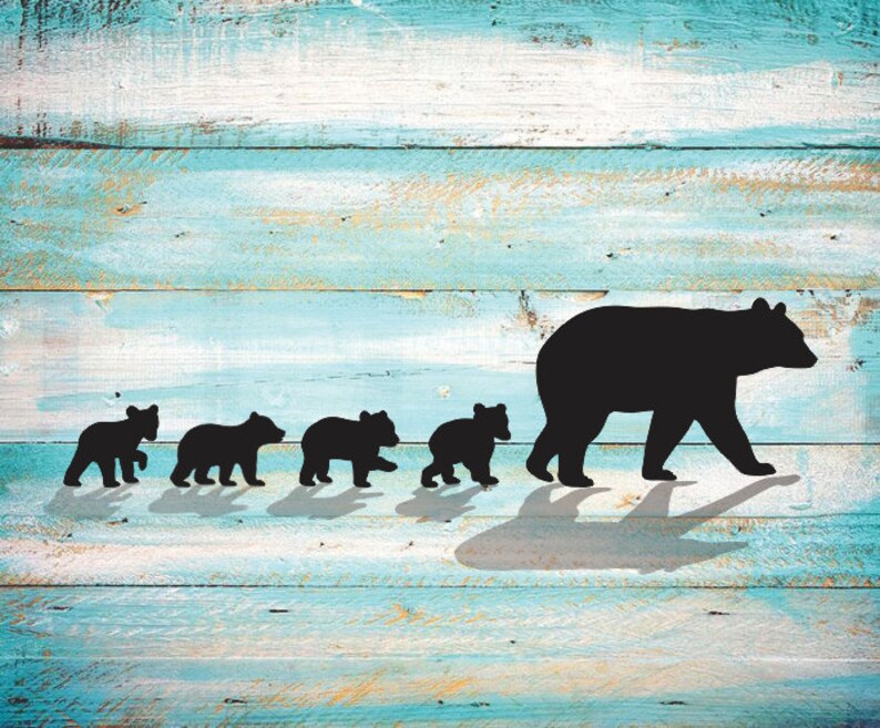 Download Clip Art Mama Bear Svg Bear Silhouette Svg Clipart Iron On Transfer Cricut Cutting Laser Engraving Bear Cubs Svg Art Collectibles