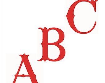 Monogram Font pes dst exp hus jef vip vp3 xxx, Fonts for Embroidery files