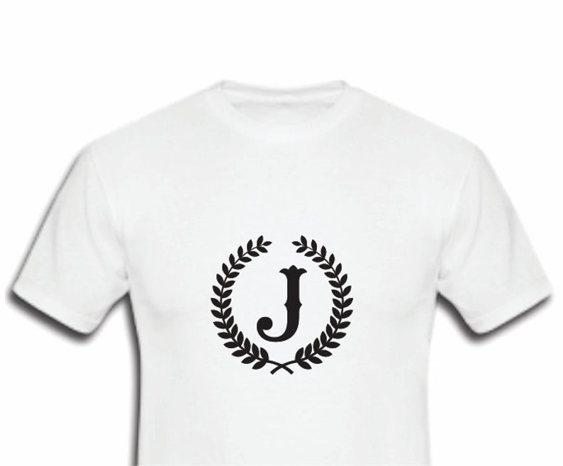 Download Letter J with Laurel Wreath Cricut SVG Design Clipart ...