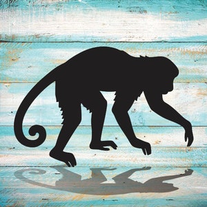 Monkey SVG Cricut Monkey png Iron on Transfer Monkey Clipart Vinyl Cutting Monkey Around svg Laser Cutting Monkey cdr Laser Engraving file