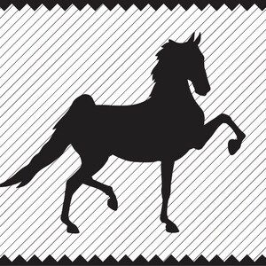 Horse Silhouete - Horse clipart - svg - ai - eps - dxf - cdr -jpeg - png - pdf -Printable Clipart-Iron on Transfer file-Laser Engraving file