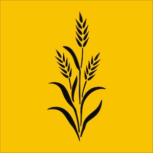 Wheat Stem - SVG - PNG - JPEG - dxf - docx - Printable Clipart - Vinyl Cutting - Laser Cutting and Engraving