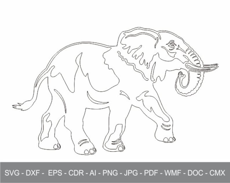 Free Free 126 Happy Elephant Svg SVG PNG EPS DXF File