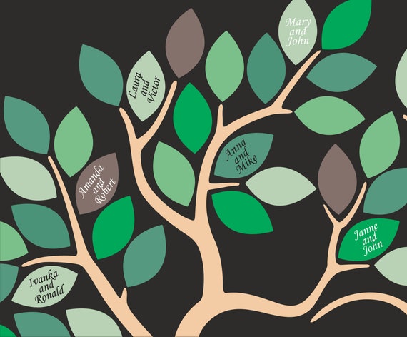 Download 80 Leaves Wedding Guest Book Svg Clipart Tree With 80 Leaves Wedding Tree Print Cricut Laser Cutting Wedding Tree Guest Book Engraving File Clip Art Art Collectibles Lifepharmafze Com