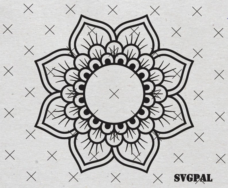 Free Free 350 Mandala Flower Monogram Svg SVG PNG EPS DXF File