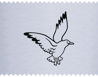 Seagull Design SVG Clipart Home Decor Cricut Cameo Cutting Laser Engraving file