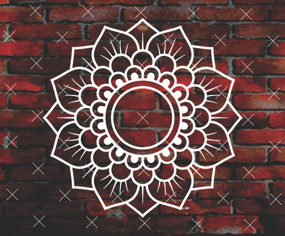 Download Free Customization Mandala Design Svg Cricut Mandala Dxf Etsy PSD Mockup Templates
