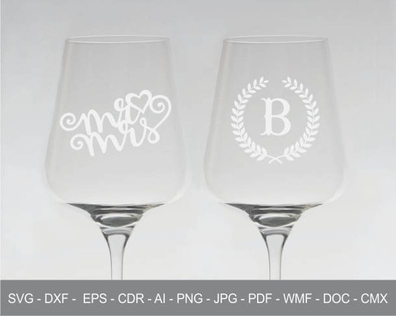 Wedding Cake Topper SVG Cricut Vinyl Cutting Mr and Mrs ...