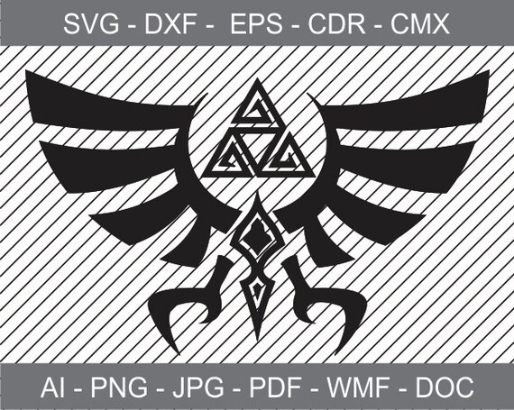 zelda triforce outline