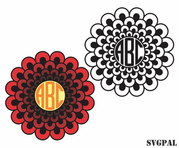 Free Personalization For Mandala Monogram Design Svg Cut File Etsy