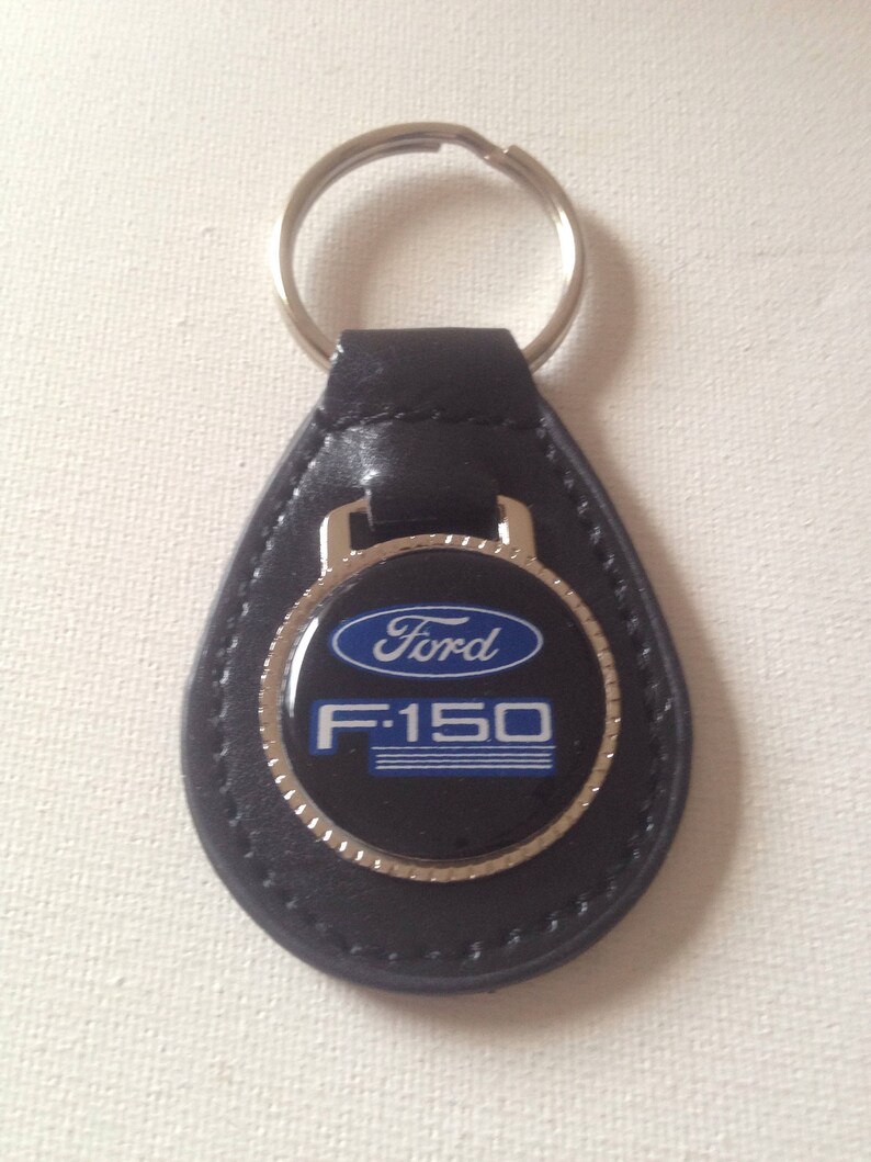 Ford F-150 Key Ring Blue Oval Keychain