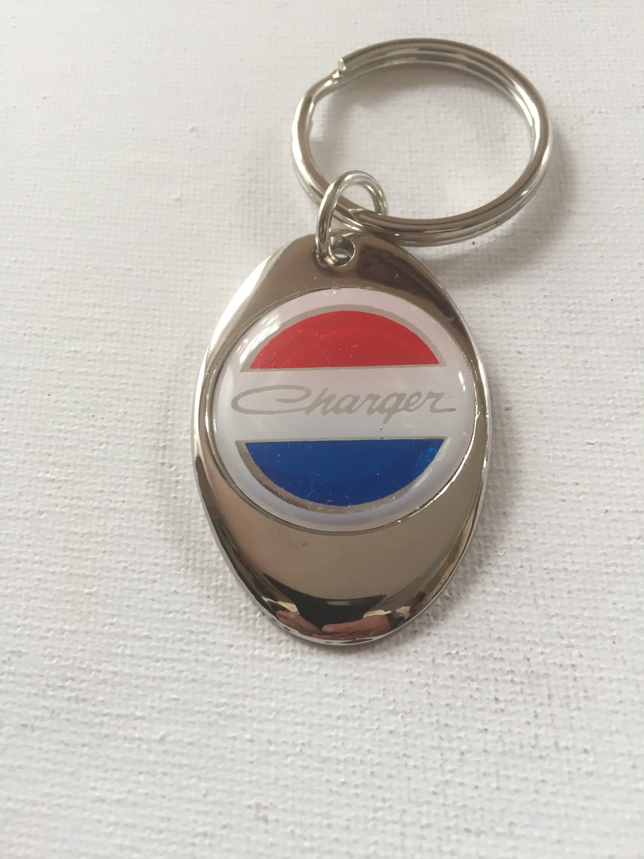 Dodge Charger Keychain Chrome Plated Solid Metal Key Chain Etsy