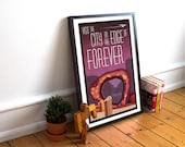 Star Trek TOS Inspired - Visit the City on the Edge of Forever - A4 A3 A2 Poster Print
