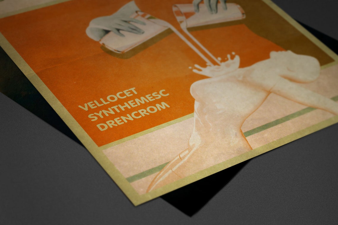 A Clockwork Orange Inspired Moloko Plus Korova Milk Bar A4 A3 Etsy