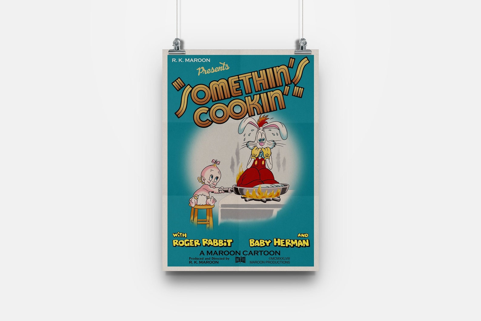 Who Framed Roger Rabbit Inspired Somethin's Cookin' - Etsy Australia