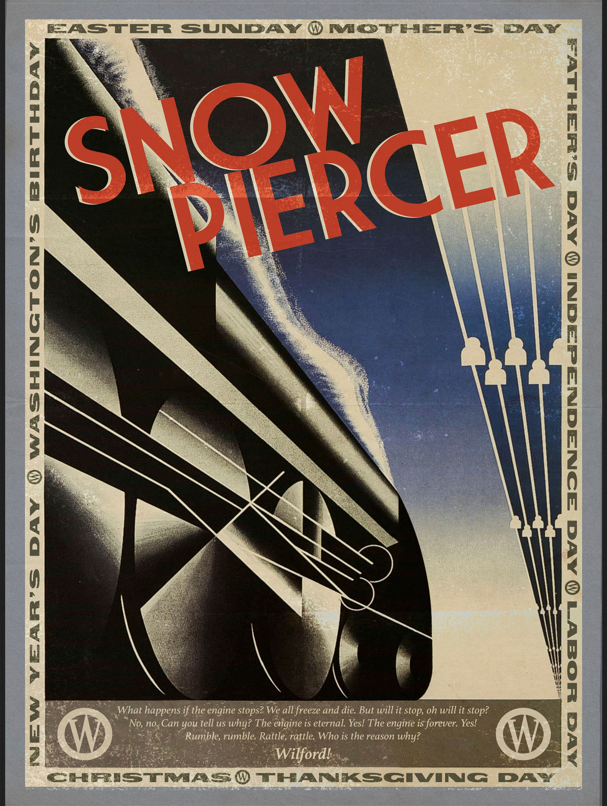 Snowpiercer Poster English