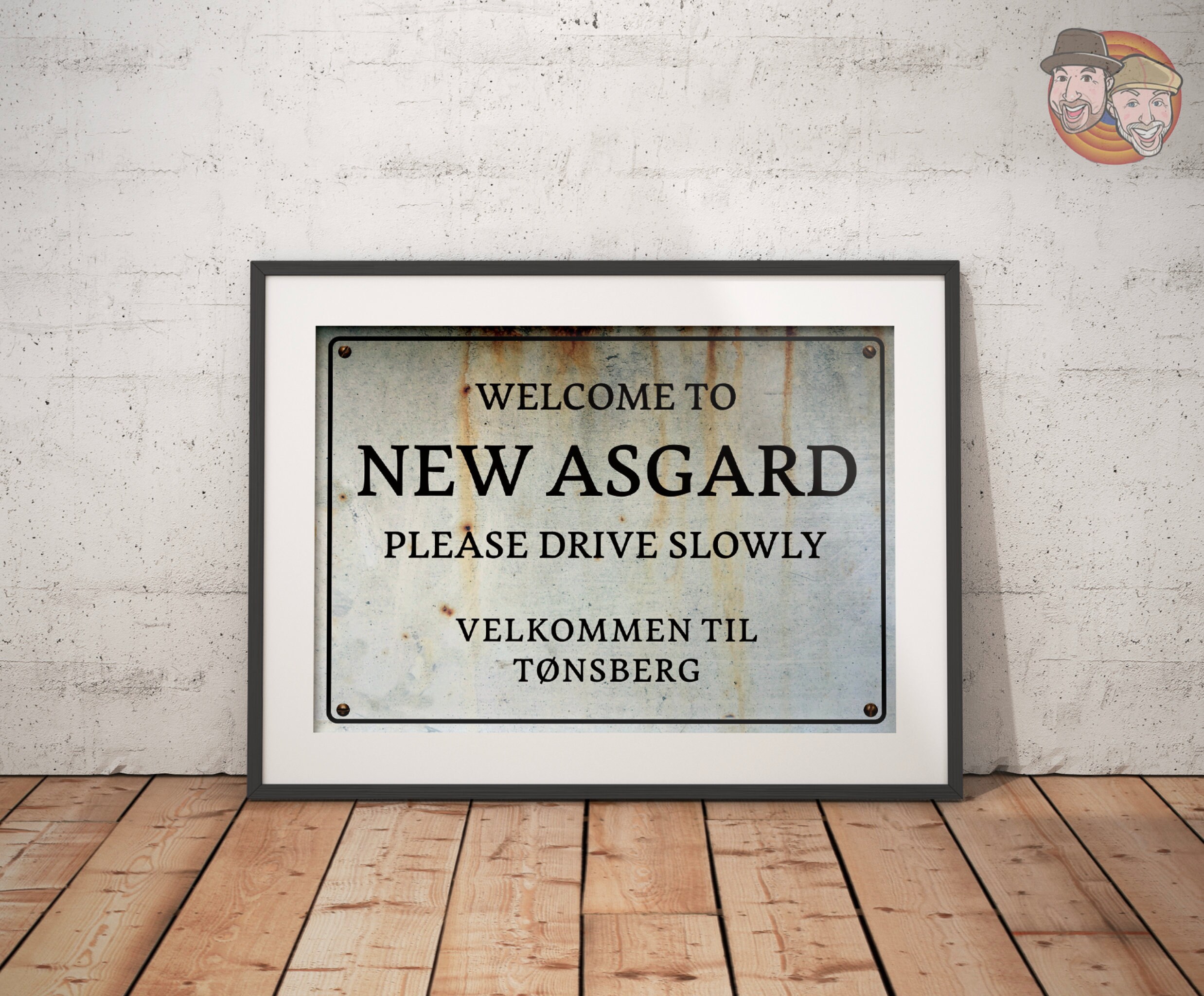 Avengers New Asgard Sign Art Print: Replica Prop Poster - Etsy