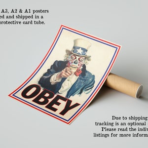 John Carpenter They Live Inspired Obey I Want You Propaganda Art Print A1 A2 A3 A4 image 7