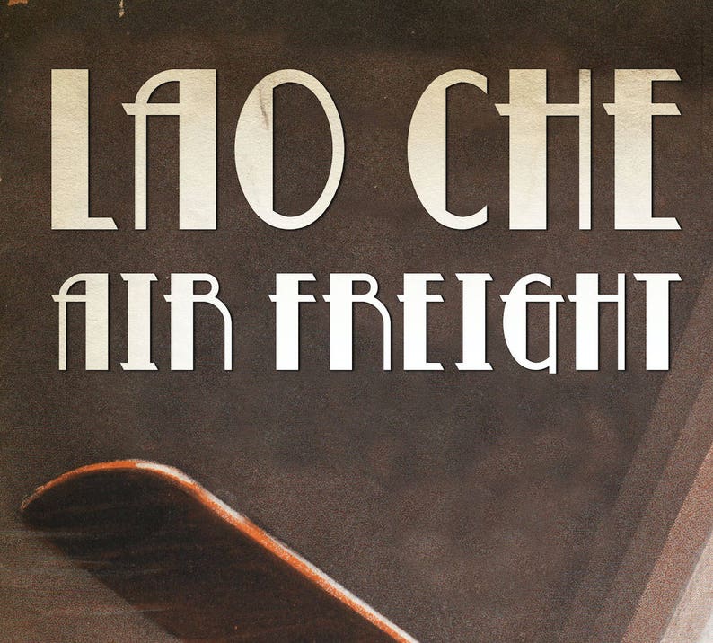 Retro Indiana Jones Lao Che Air Freight Vintage A4 A3 A2 Poster Print image 2