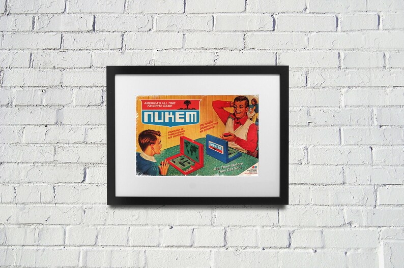 Robocop Inspirierter Vintage Style Nukem Familie Game Movie Etsy